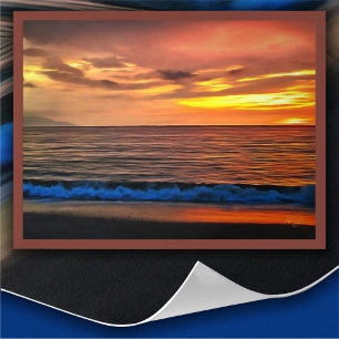 Sunset 1577 Art Print