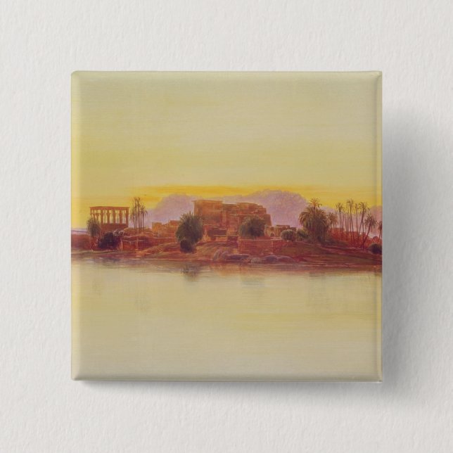 Sunset, 1861 (panel) 15 cm square badge (Front)