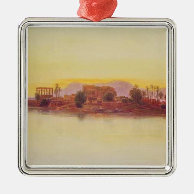 Sunset, 1861 (panel) metal tree decoration (Front)