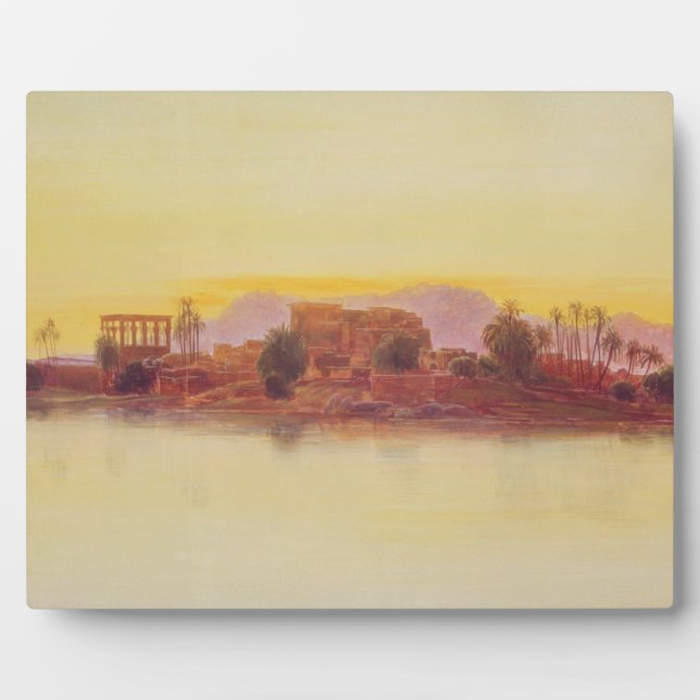 Sunset, 1861 (panel) plaque (Front)