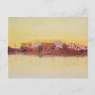 Sunset, 1861 (panel) postcard
