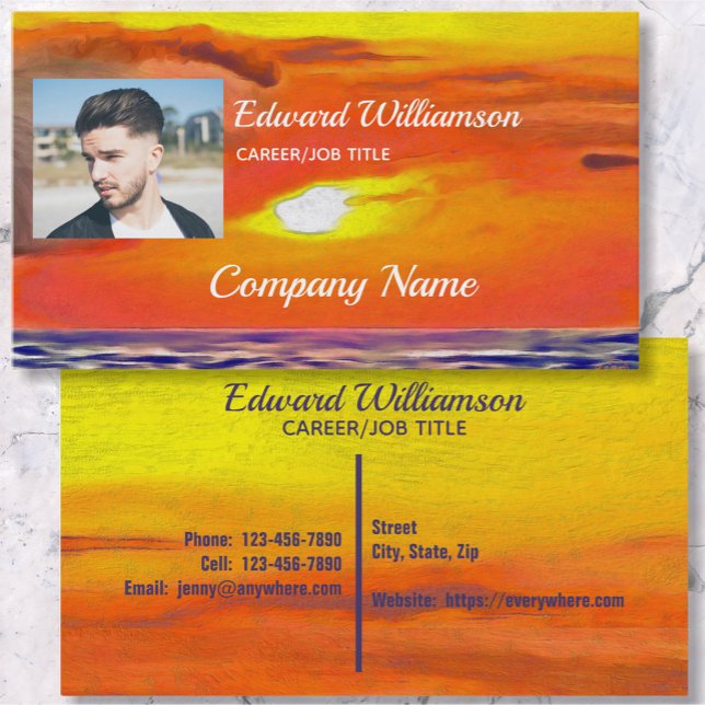 Sunset 2443 business card (Creator Uploaded)