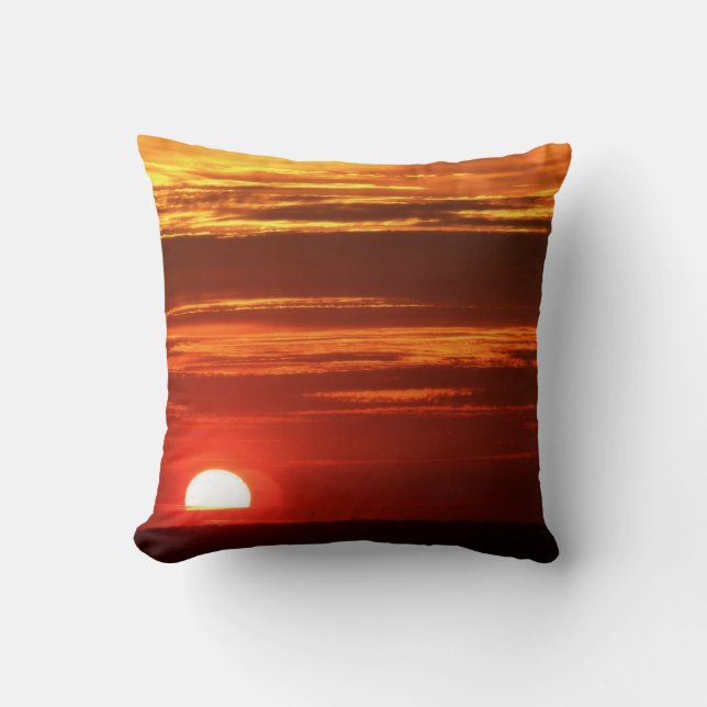 Sunset 2 Sided Photo Cushion (Front)