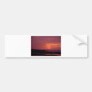 sunset 3 bumper sticker