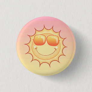 Sunset 3 Cm Round Badge