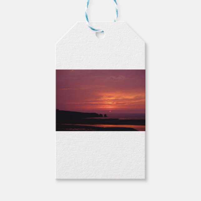 sunset 3 gift tags (Front)