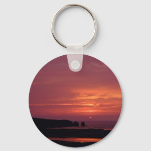 sunset 3 key ring