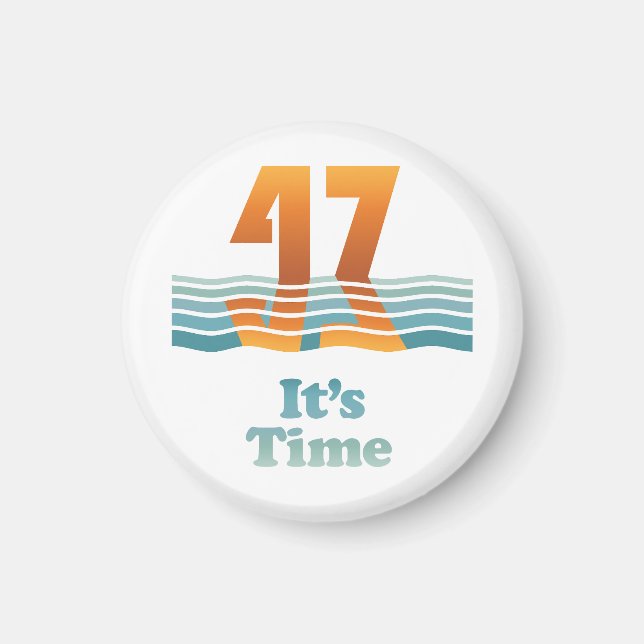 Sunset 47 Magnet (Front)