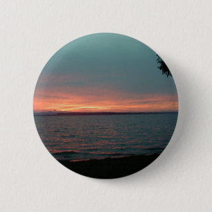 Sunset 6 Cm Round Badge