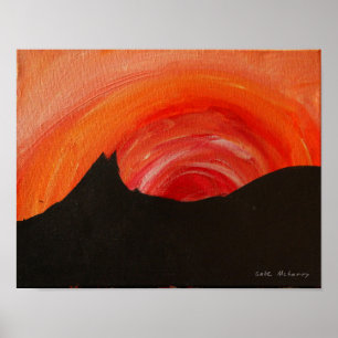 Sunset - a Gabriel McGarry Poster