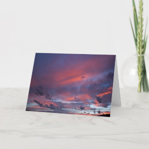 Sunset Above Golden Card