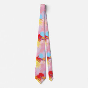 Sunset Abstract Art by ZMJ Tie