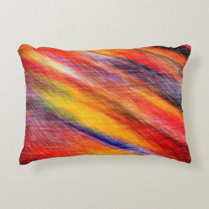 Sunset Abstract Colors Decorative Cushion