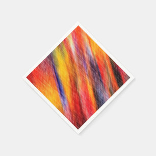 Sunset Abstract Colour Napkins