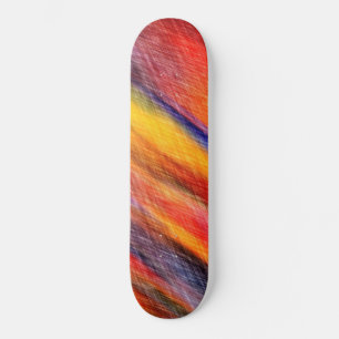Sunset Abstract Colours 3 Skateboard
