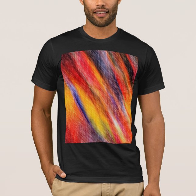 Sunset Abstract Colours - T-Shirt (Front)