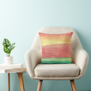 Sunset Abstract Cushion