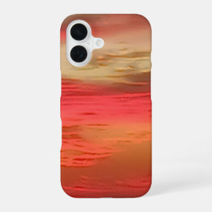 Sunset Abstract Design iPhone 16 Case