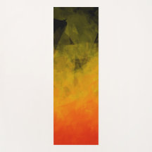Sunset Abstract Facets - Yoga Mat