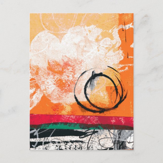 Sunset Abstract Postcard (Front)