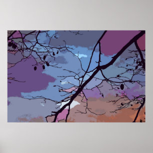 Sunset Abstract Poster