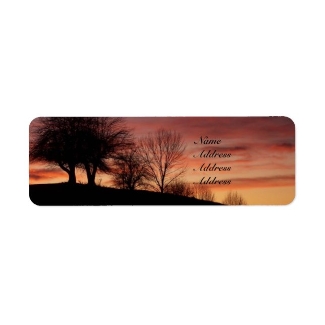 Sunset Address Labels (Front)
