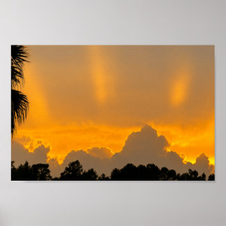 Sunset After the Storm – Moody Landscape Poster