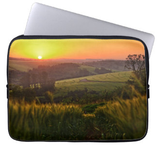 Sunset Agriculture Wheat Laptop Sleeve