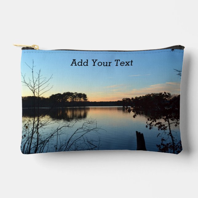 Sunset 'Almost Gone' by Shirley Taylor Accessory Pouch (Front)