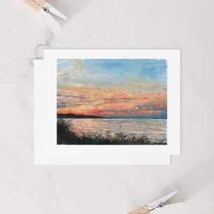 Sunset Along Beach