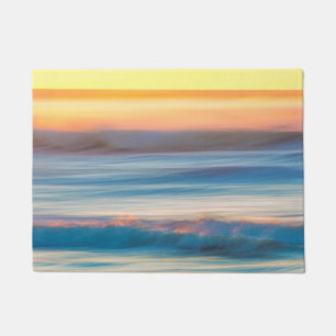 Sunset and Ocean Cape Disappointment State Park Doormat