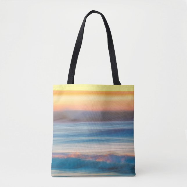 Sunset and Ocean | Cape Disappointment State Park Tote Bag (Front)