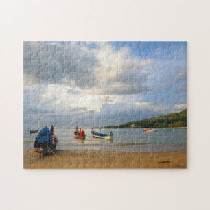 Sunset. Andaman Sea, Thailand Jigsaw Puzzle