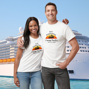 Sunset Anniversary Cruise Personalise T-Shirt