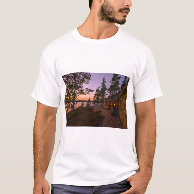 Sunset at Acadia State Park T-Shirt (Front)