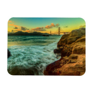 Sunset at Baker Beach Magnet