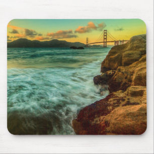 Sunset at Baker Beach Mouse Mat