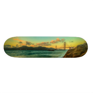 Sunset at Baker Beach Skateboard