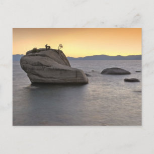 Sunset at Bonsai Rock, Lake Tahoe... Postcard