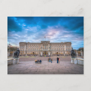 Sunset at Buckingham Palace, London Postcard