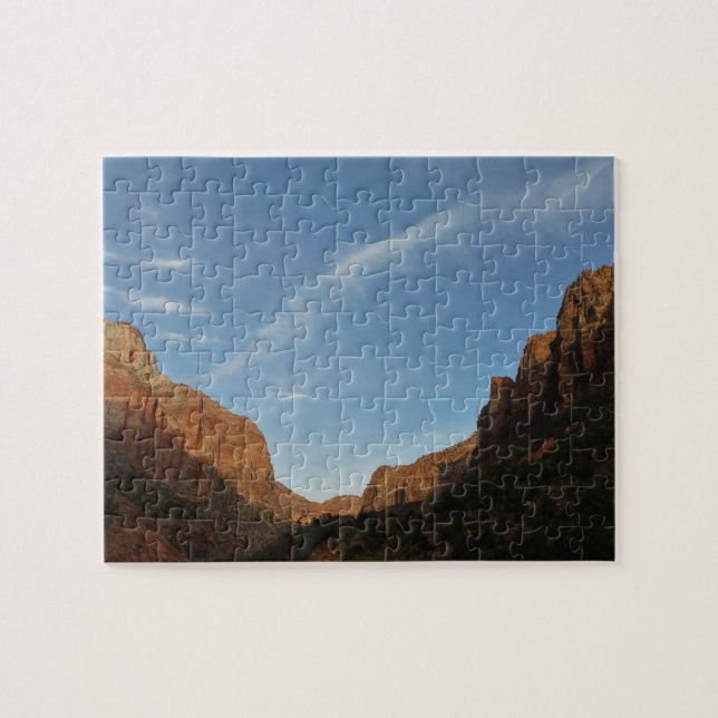 Sunset at Canyon Junction at Zion National Park Jigsaw Puzzle (Horizontal)