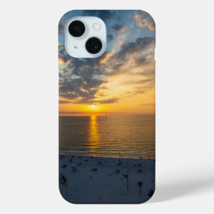 Sunset at Clearwater Beach iPhone 15 Case