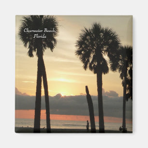 Sunset at Clearwater Beach Magnet