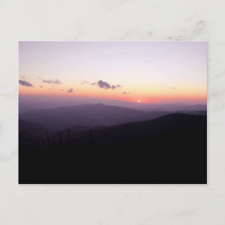 Sunset at Clingman's Dome Postcard