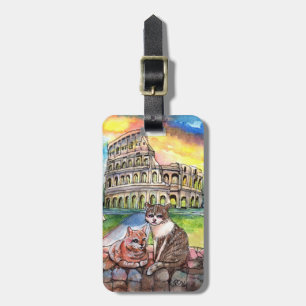 Sunset at Coliseum Luggage Tag