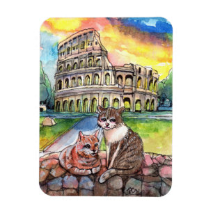 Sunset at Coliseum Magnet