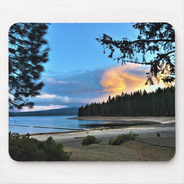 Sunset at Crescent Lake, Oregon Mouse Mat (Front)