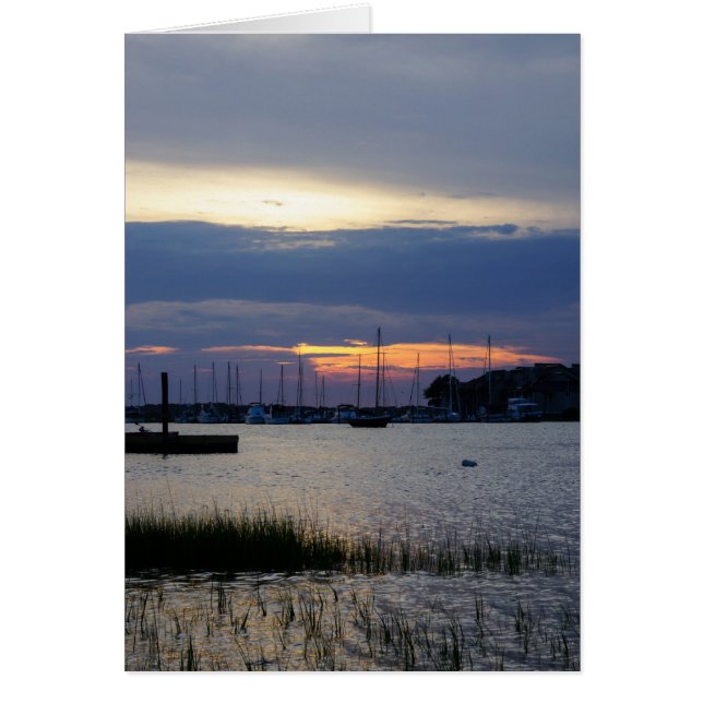 Sunset At Folly Harbour (Front)