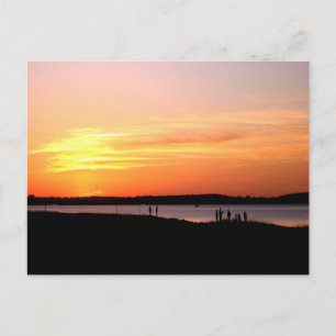 Sunset at Fort Fisher Original Photography  Postcard