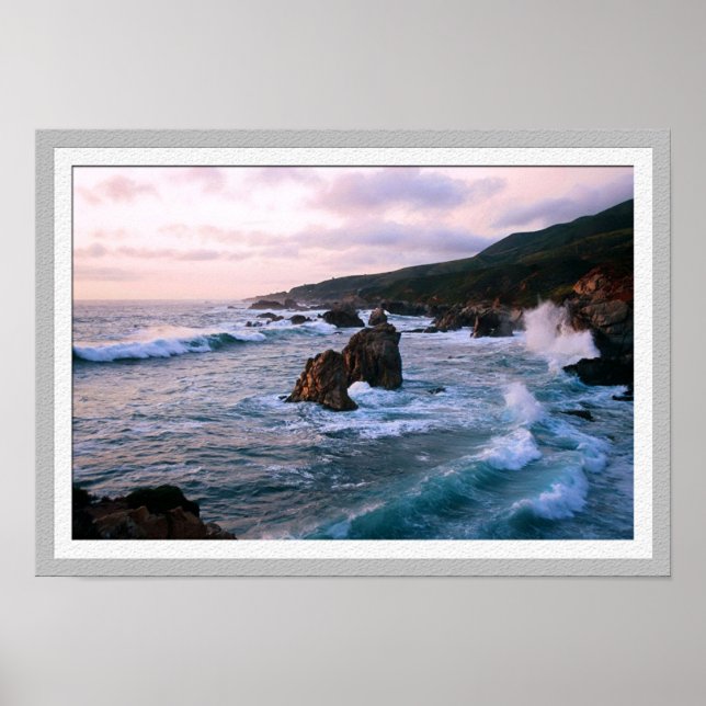 Sunset at Garrapata Poster (Front)